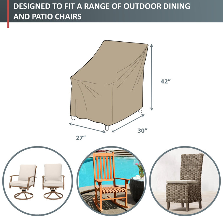 Arlmont & Co. Heavy Duty Patio Chair Cover Wayfair